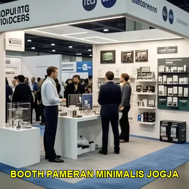 booth pameran minimalis jogja